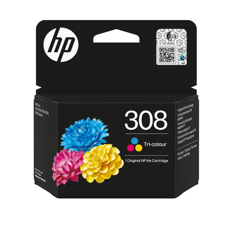 Cartus HP 308 Tri-color Original, Cyan, Magenta, Yellow