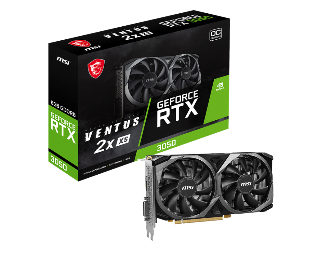 Placa video MSI GeForce RTX 3050, 8GB GDDR6, PCI Express