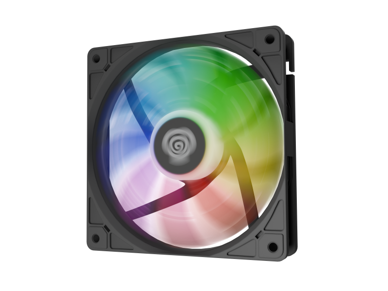 Ventilator GENESIS OXAL 120 ARGB NEGRU 1x120mm, 1150-1450 RPM, 42-46