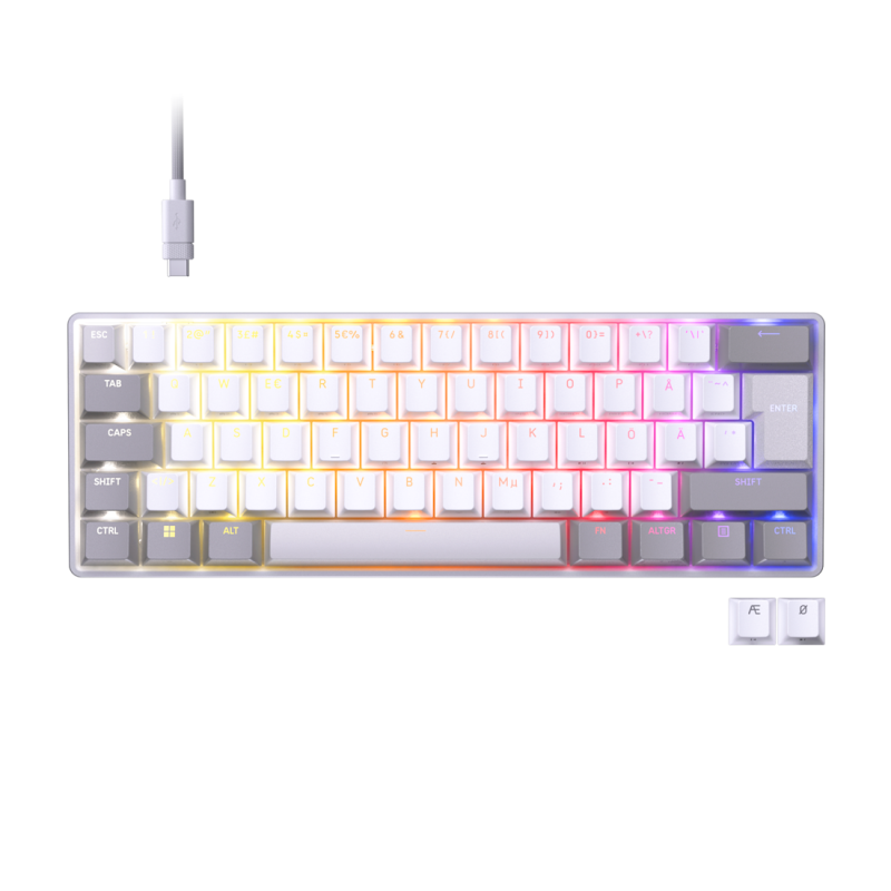 Tastatura Da CORSAIR CLIPPER PRO MINI 60, Nu, Cu fir,