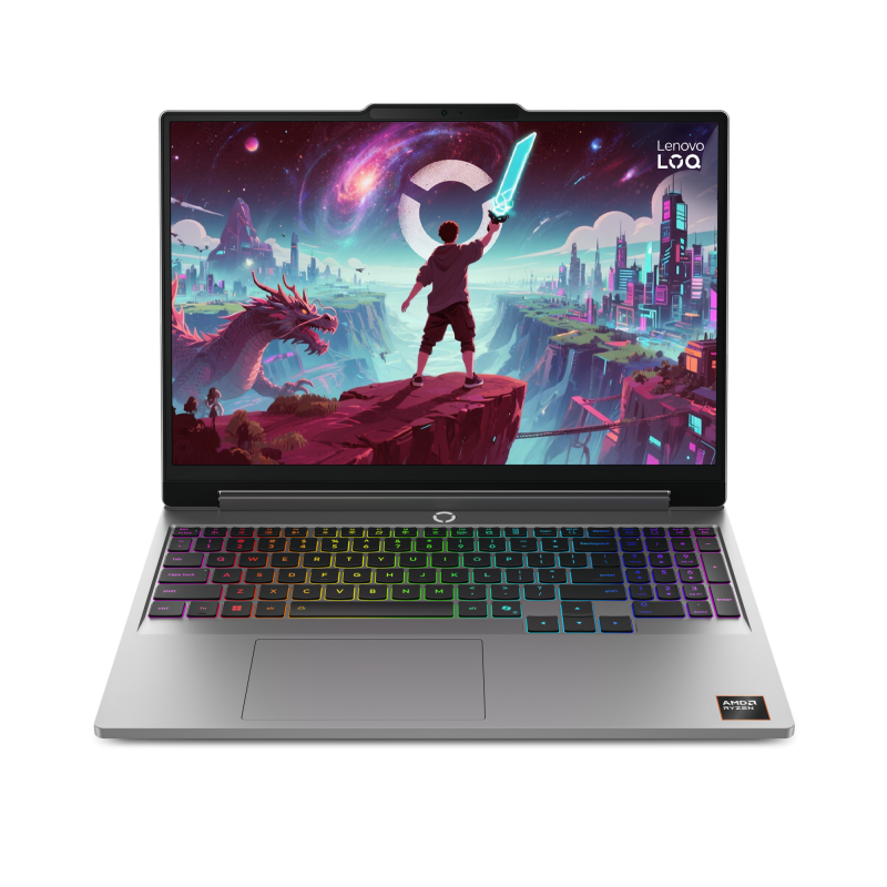 Laptop Gaming LENOVO LOQ 15AHP11, cu procesor AMD Ryzen 7