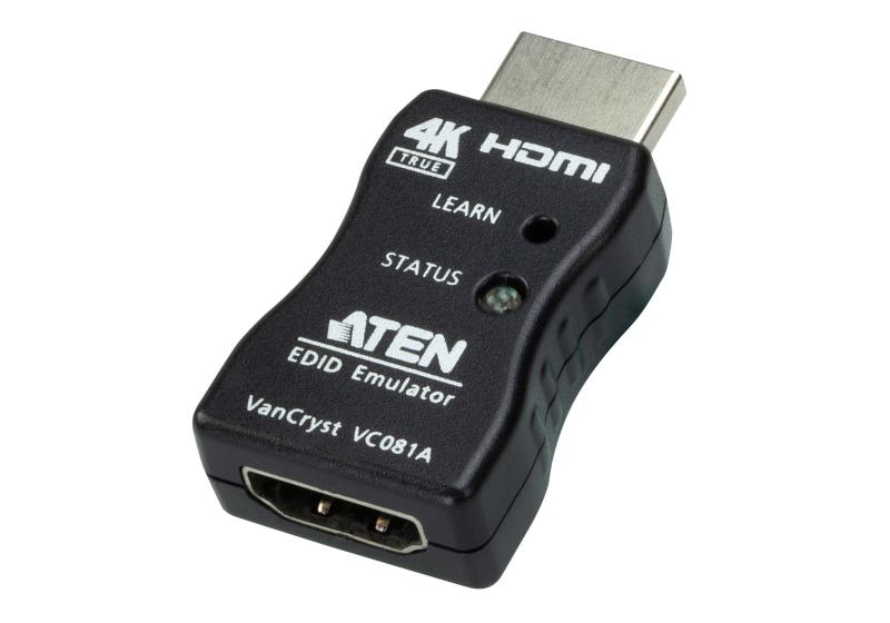 Emulator 4K HDMI EDID Aten VC081A-AT. Rezoluție video maximă: 3840