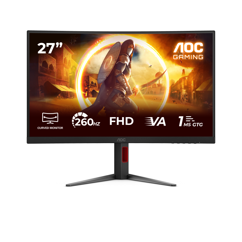 Monitor Gaming AOC C27G4Z2, 27", 1920 x 1080 pixeli, Black,