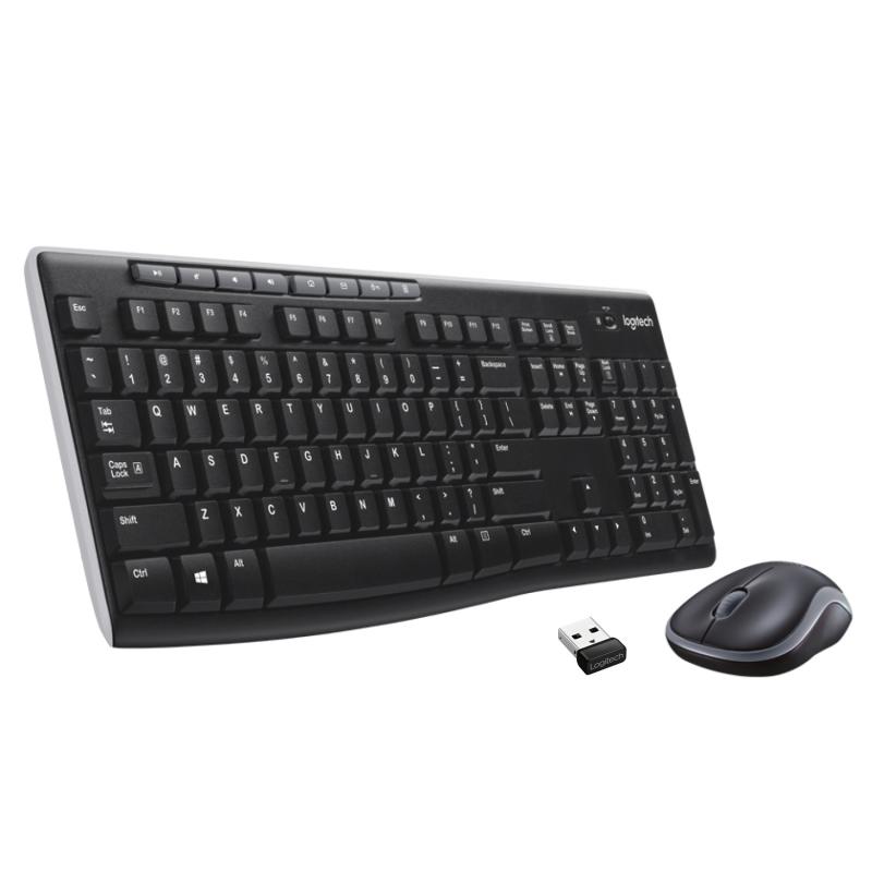 Kit Wireless tastatura si mouse Logitech Wireless Combo MK270, taste