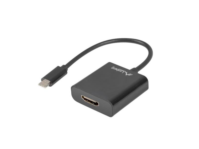 Cablu adaptor USB-C(M) 3.1 HDMI(F) 15 cm (DisplayPort Alt