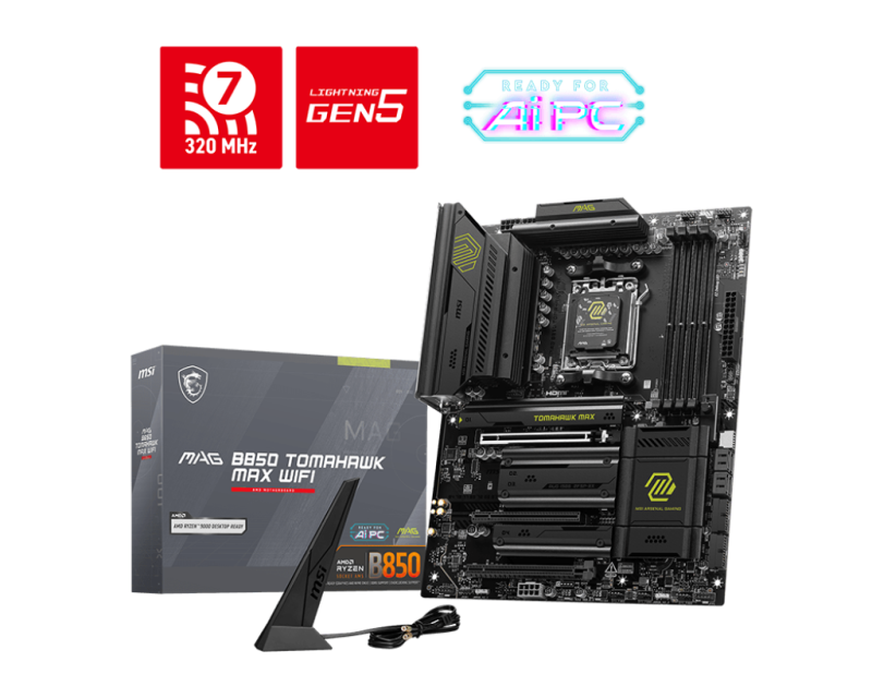 Placa de baza MSI MAG B850 TOMAHAWK MAX WIFI, Socket