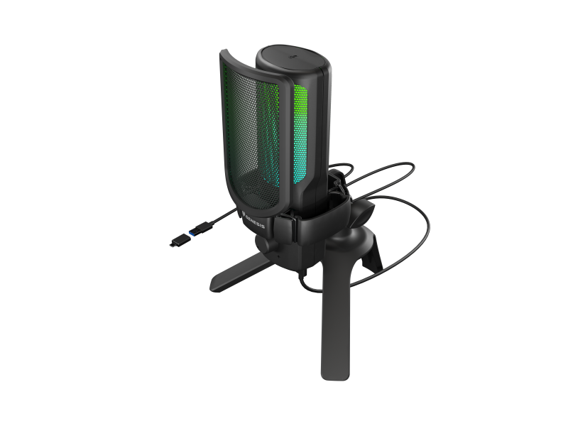 Microfon Genesis Radium 250, tip Condenser, model cardioid, suport fix,