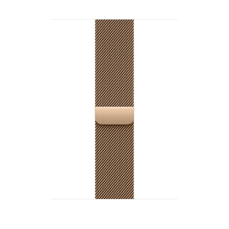 Curea pentru Apple Watch 46mm Gold Milanese Loop - M/L