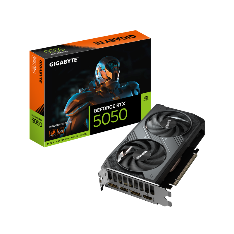 Placa video Gigabyte GEFORCE RTX 5050, 8GB GDDR6, PCI Express