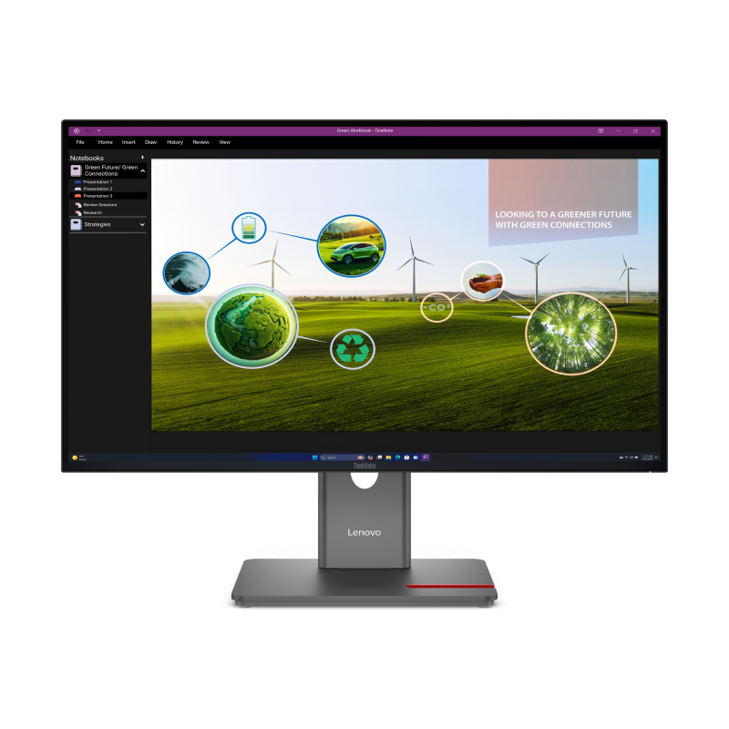 Monitor Commercial Lenovo ThinkVision P27Q-40, 27", 2560 x 1440 pixeli,