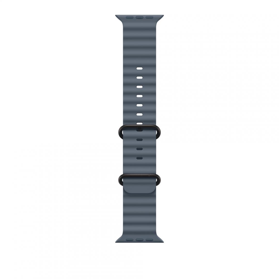 Apple Watch 49mm Anchor Blue Ocean Band Extension - Black Titanium Finish
