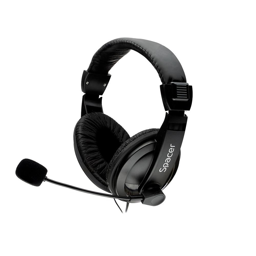 Casti Head-band SPACER SPK-222, Wired, Negru
