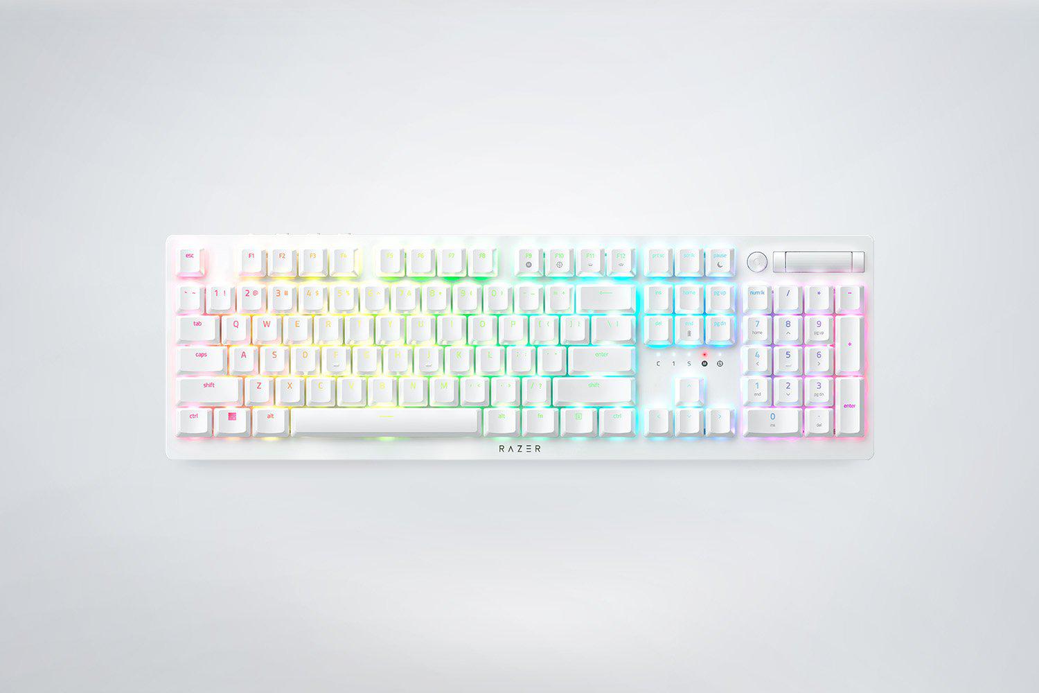 Tastatura RAZER DeathStalker V2 Pro, RGB, USB, Alb