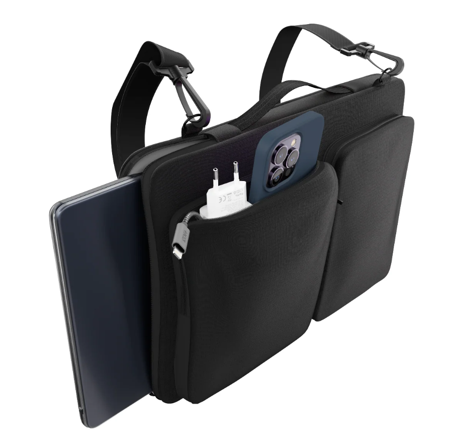 Geanta neagra de umar compatibila cu MacBook Pro 14" 2023/2022/2021