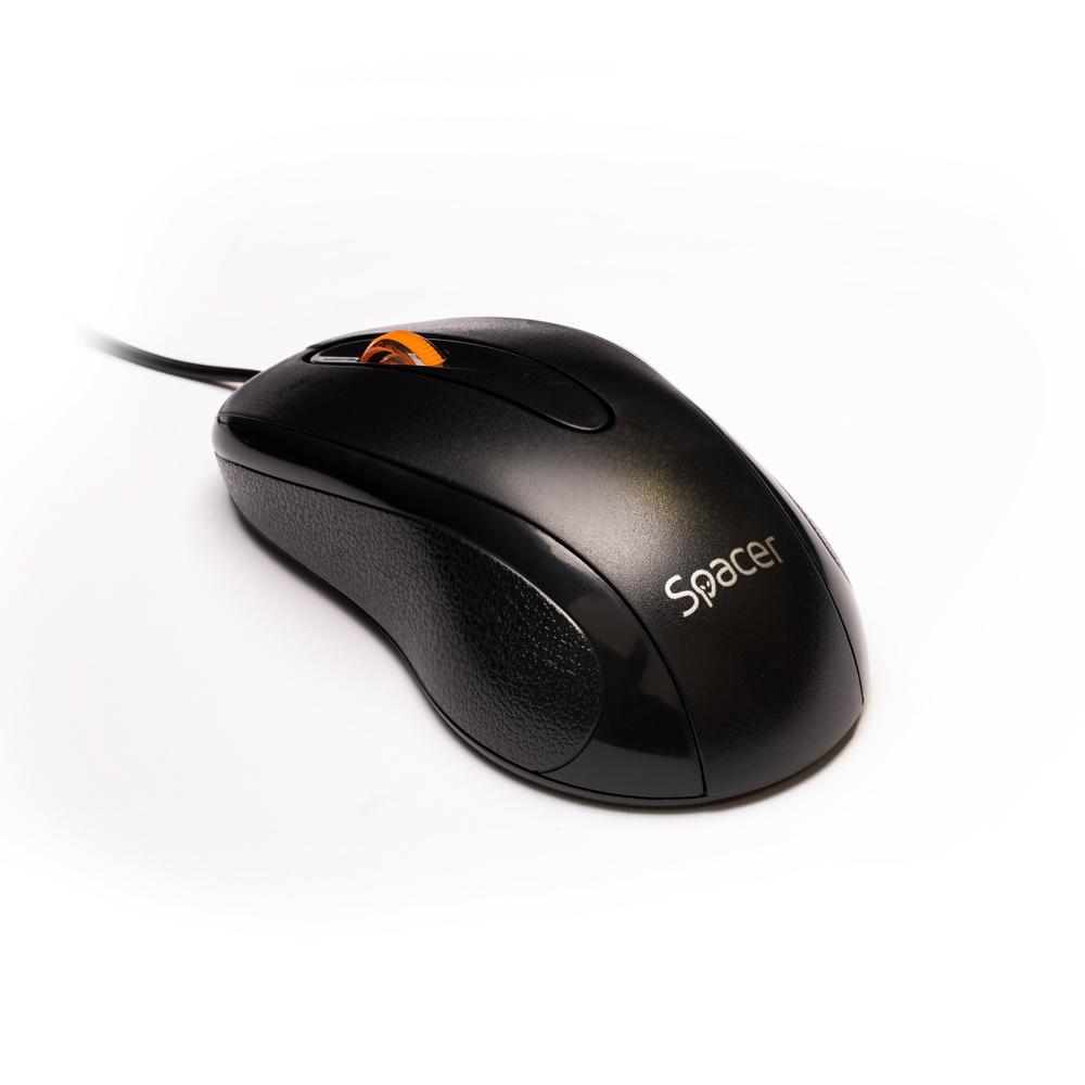 MOUSE Spacer, PC sau NB, cu fir, USB, optic, 1000
