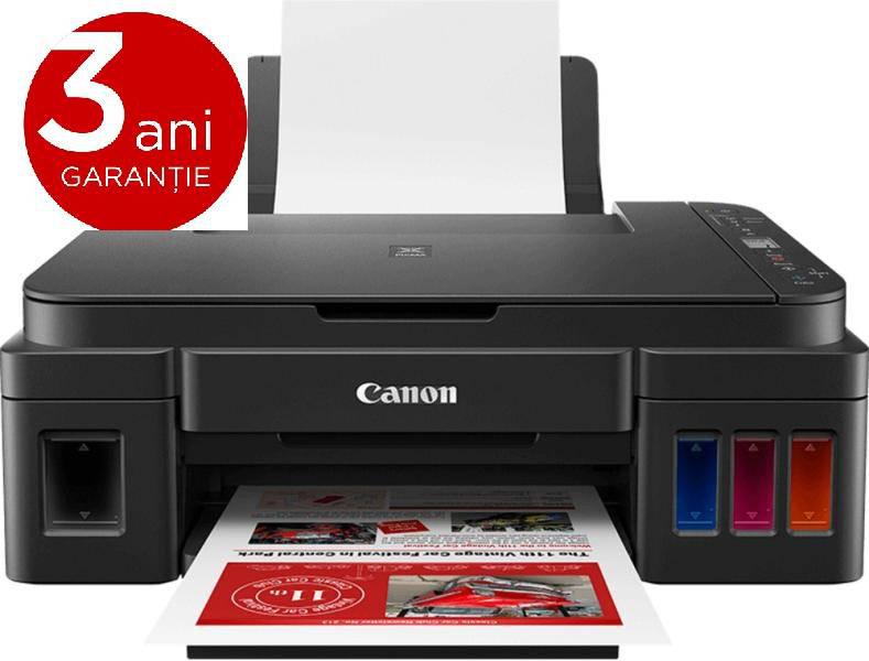 Multifunctional inkjet color CISS Canon PIXMA G3430, dimensiune A4 (Printare,