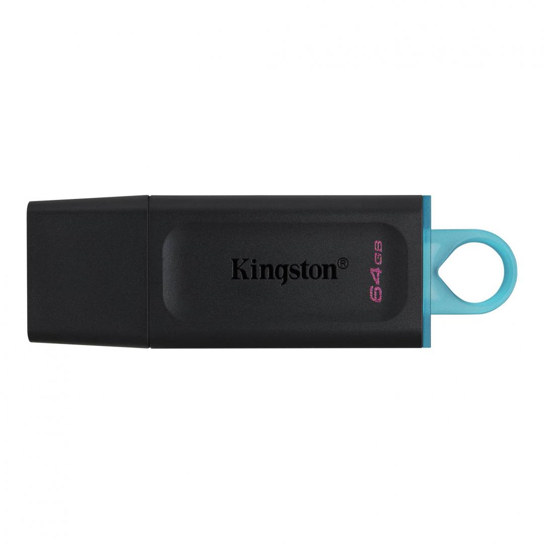 Memorie USB Kingston DataTraveler Exodia 64GB, USB 3.2, Negru