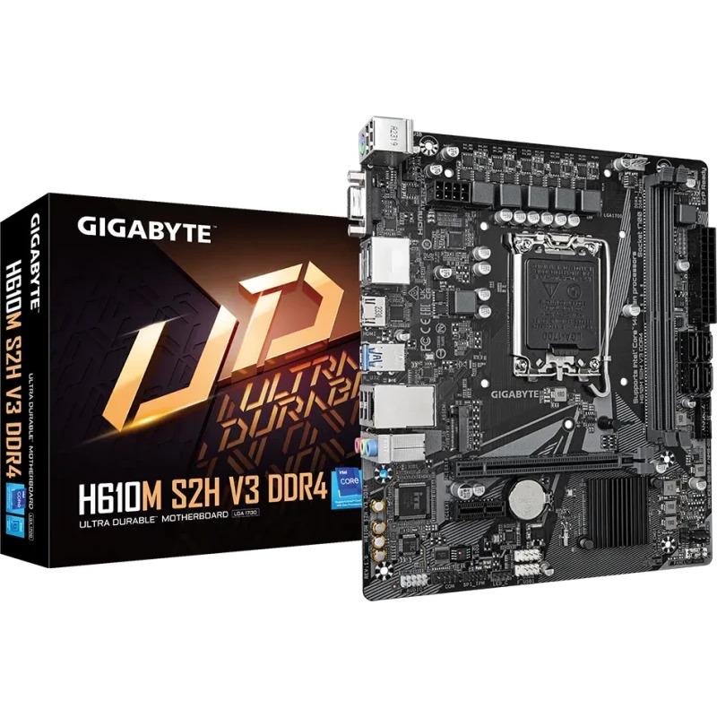 Placa de baza Gigabyte H610M S2H V3, Socket 1700, DDR4,