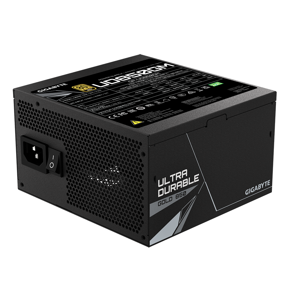 Sursa GIGABYTE UD850GM, 80 PLUS Gold, 850 W