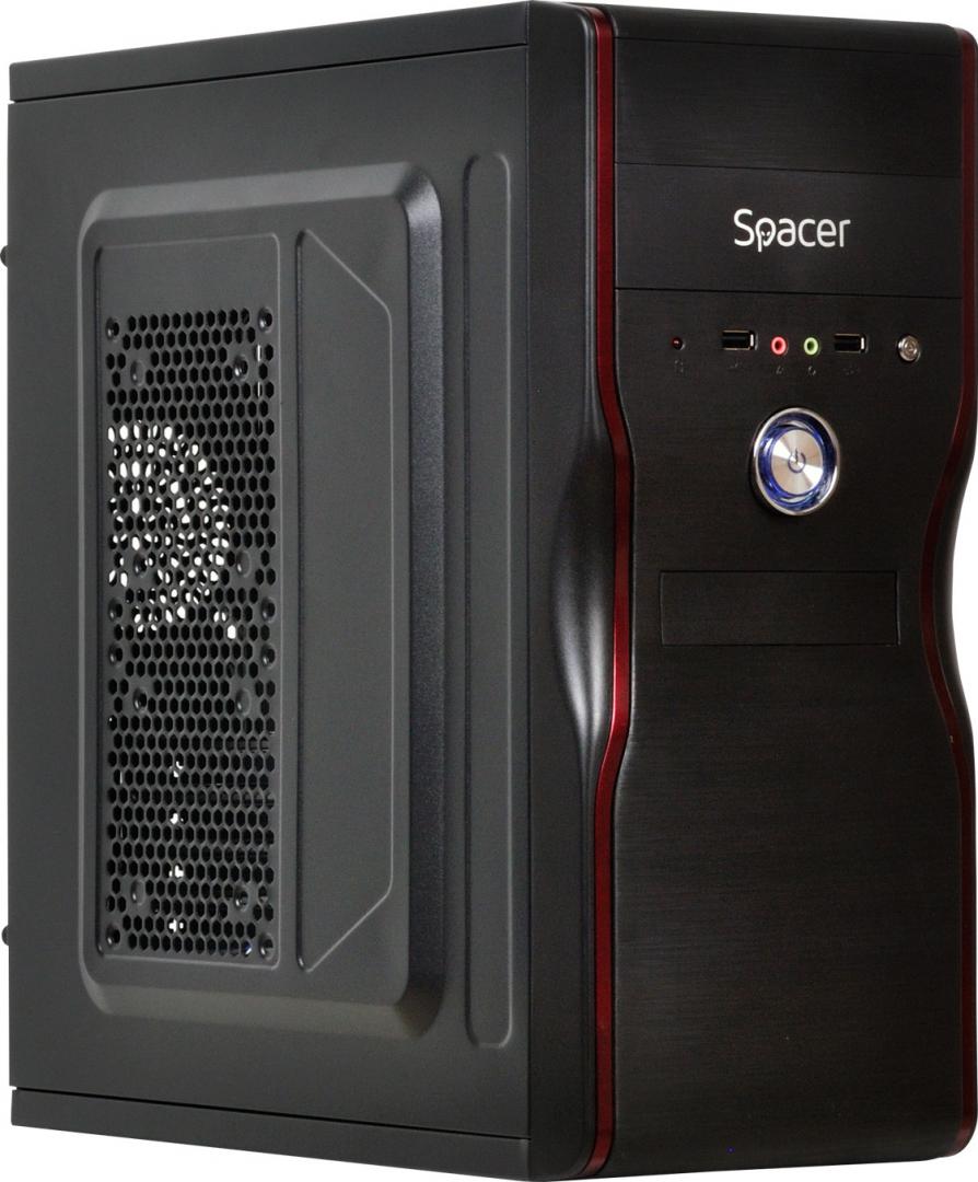 Carcasa Spacer SPC-NEW MERCURY, Mid Tower, Black