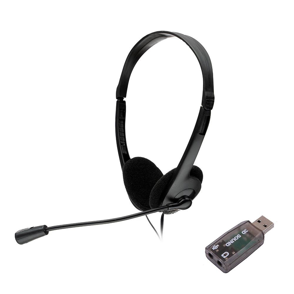 Casti Head-band SPACER SPK-223-USB, Wired, Negru