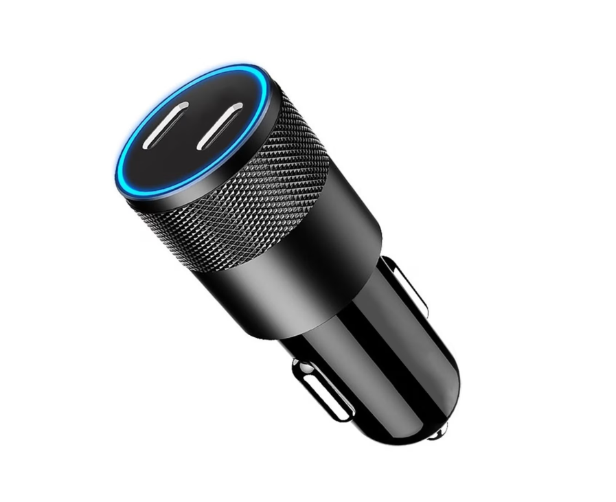 Incarcator auto Lemontti fast Charge Type-C PD,60W, USB-C 30W, USB-C